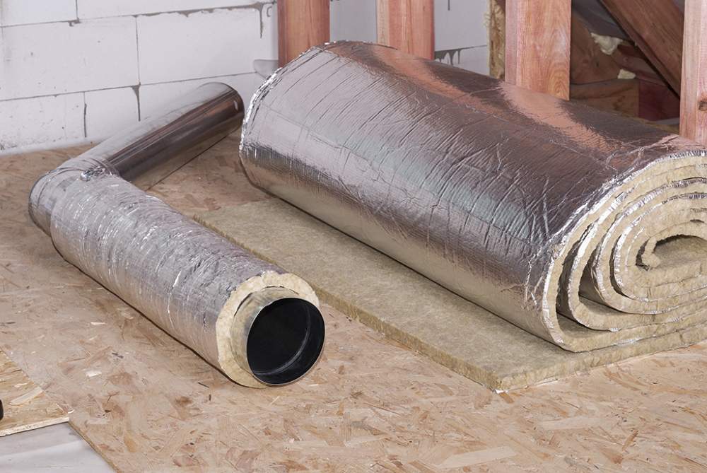 Insulated HVAC pipe
