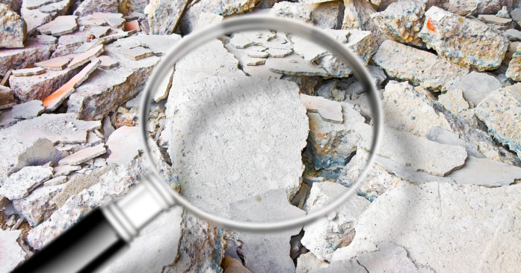 How do I identify materials that contain asbestos?